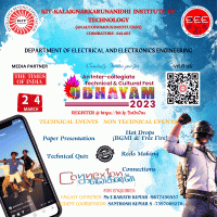E-BLITZ,UDHAYAM 2023 Technical Event Poster